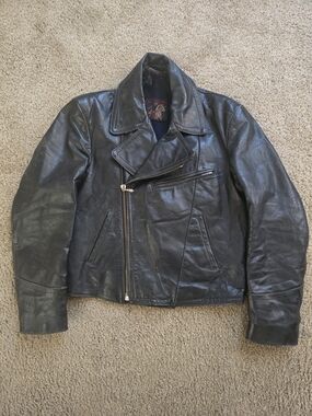 1940s Men's Washington Leather Jacket